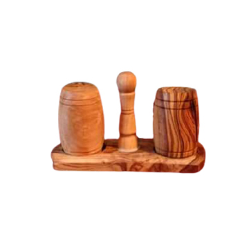 Salt and Pepper Grinders with a Stand